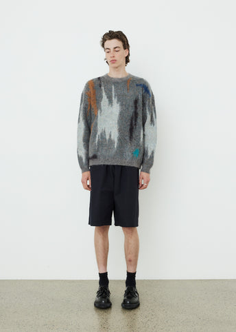 Still Jacquard Crewneck Sweater