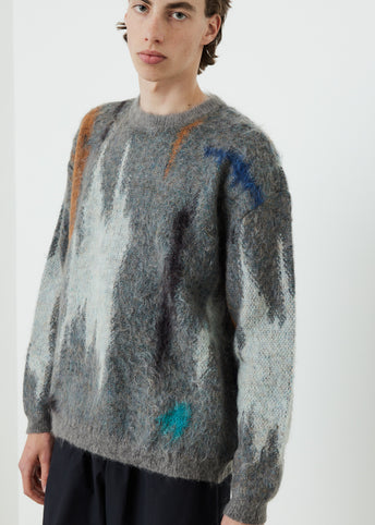 Still Jacquard Crewneck Sweater