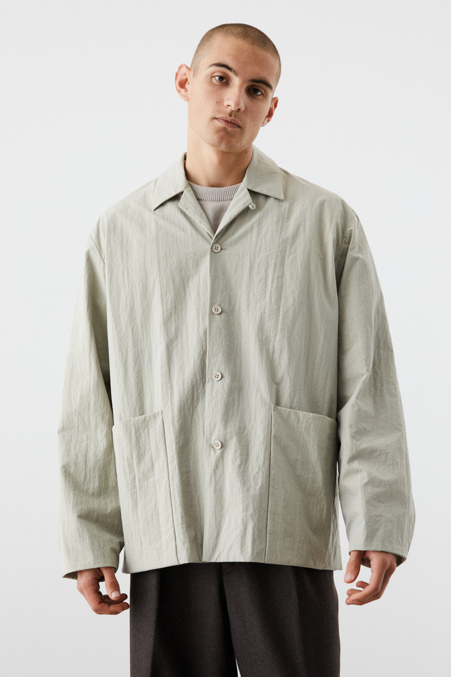 Layered Nylon Jacket