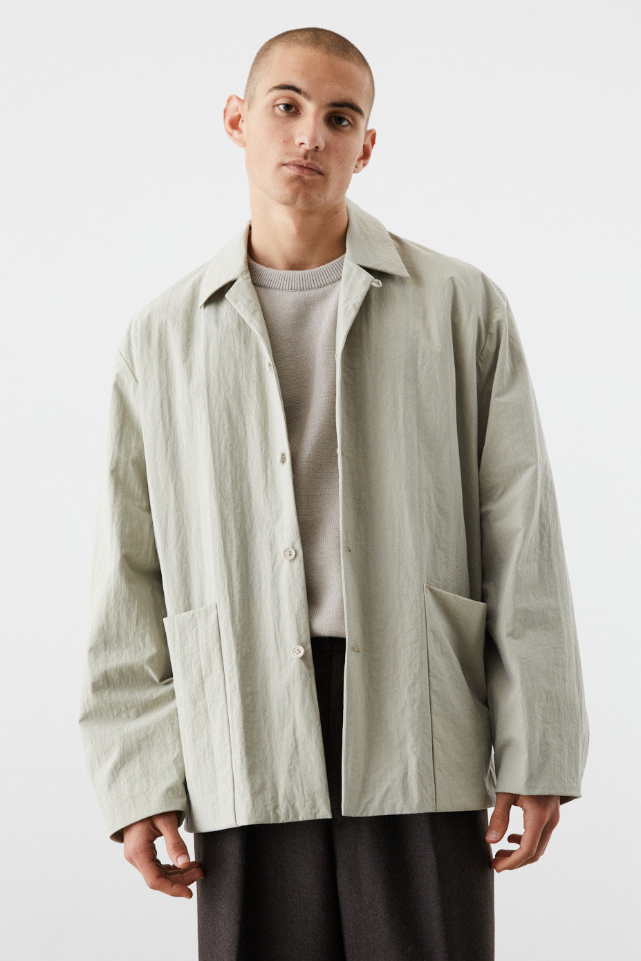 Layered Nylon Jacket