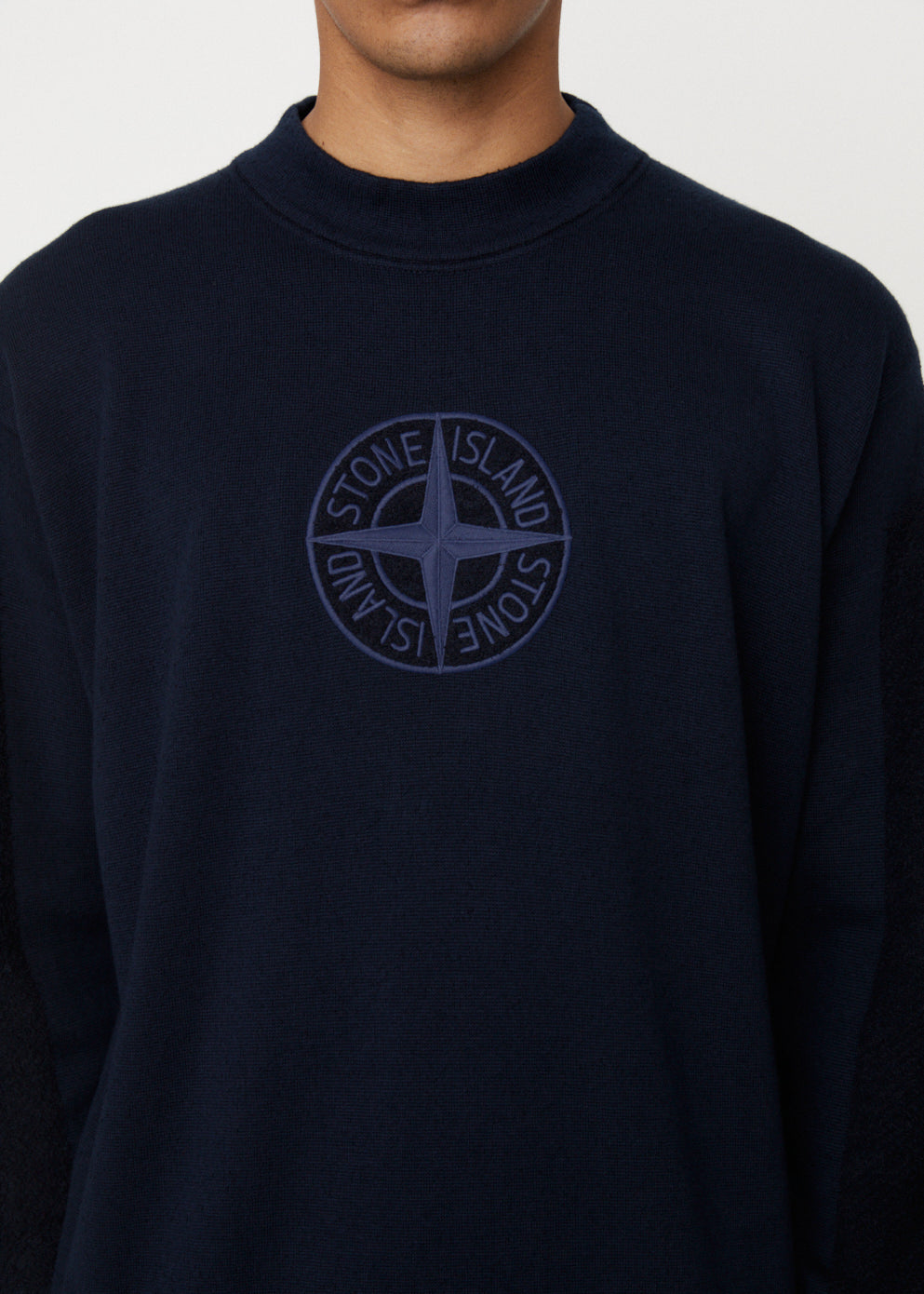 Stone island cheap chest logo sweatshirt