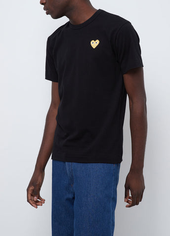 T216 Gold Heart T shirt