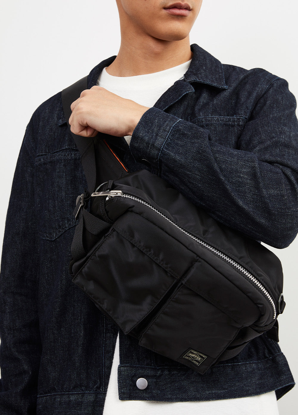 Porter-Yoshida & Co. Tanker Waist Bag in Black