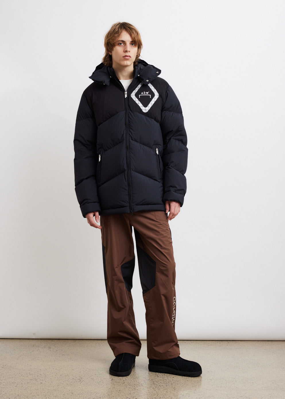 Panelled Down Jacket