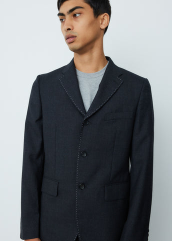 Wool Cloth 3 Button Suit