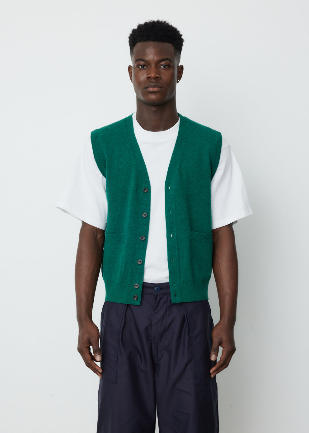 Button Knit Vest