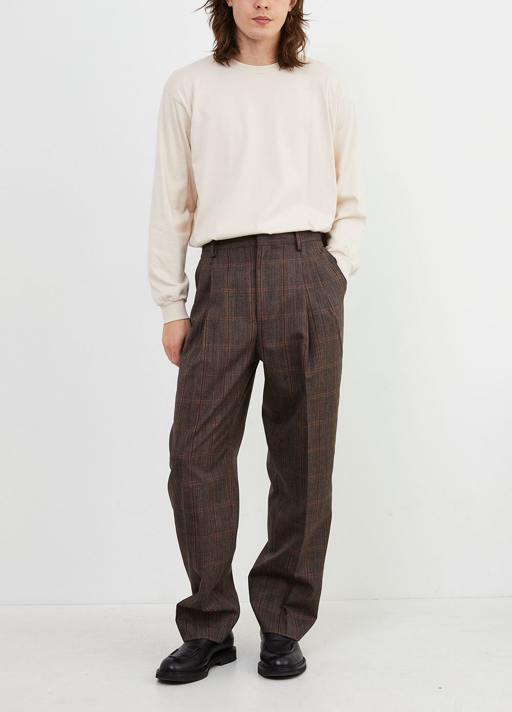 Wide Wool Slacks