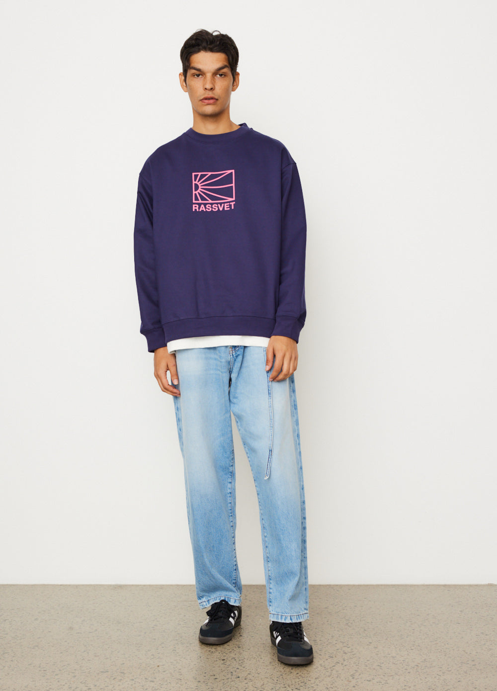 Logo Knit Sweatshirt