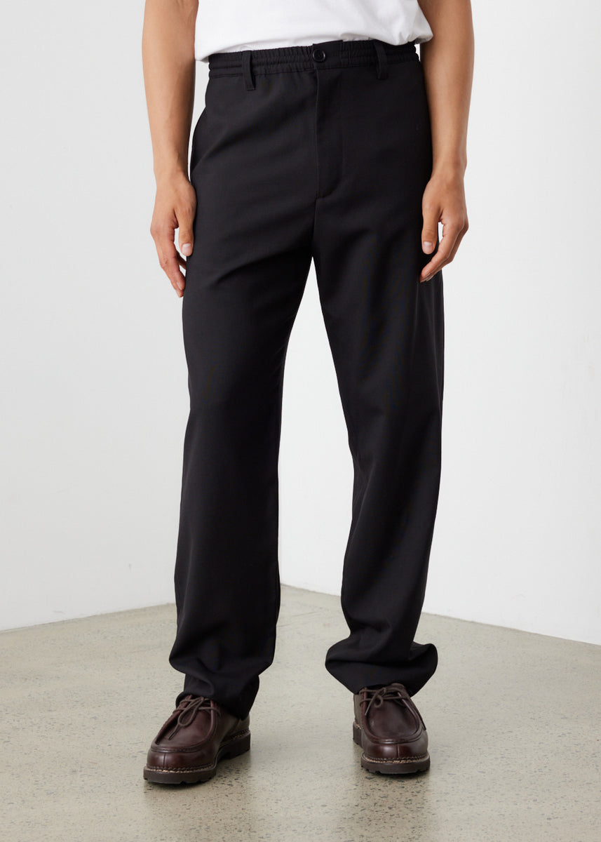 Pleated Wool Pants