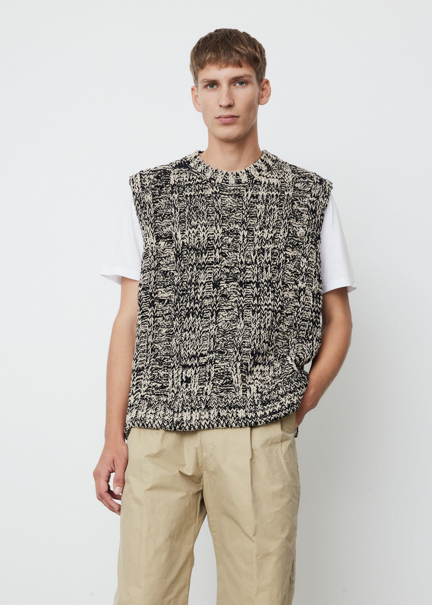 YOKE Inside-Out Cable Vest ニットベスト サイズ2 ...