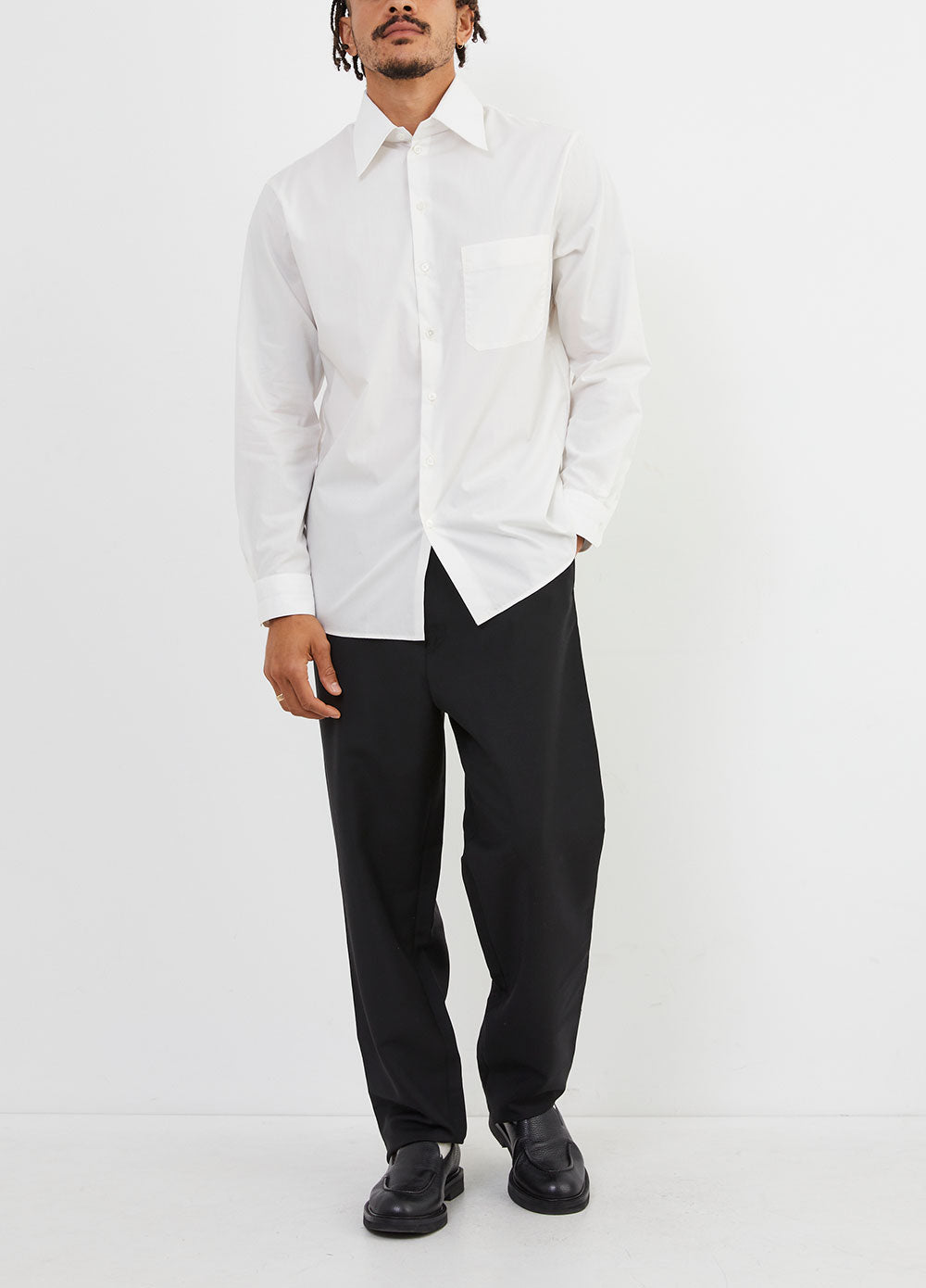 Straight Collar Shirt