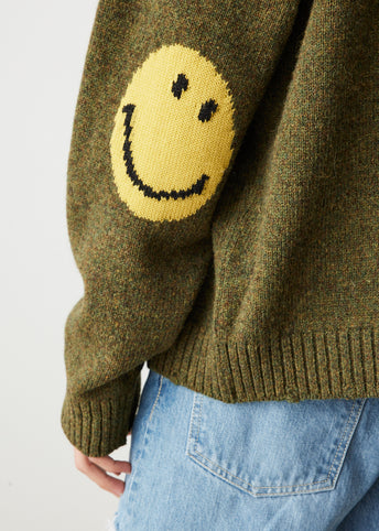 Wool Smiley Sweatshirt