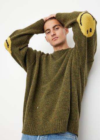 Wool Smiley Sweatshirt