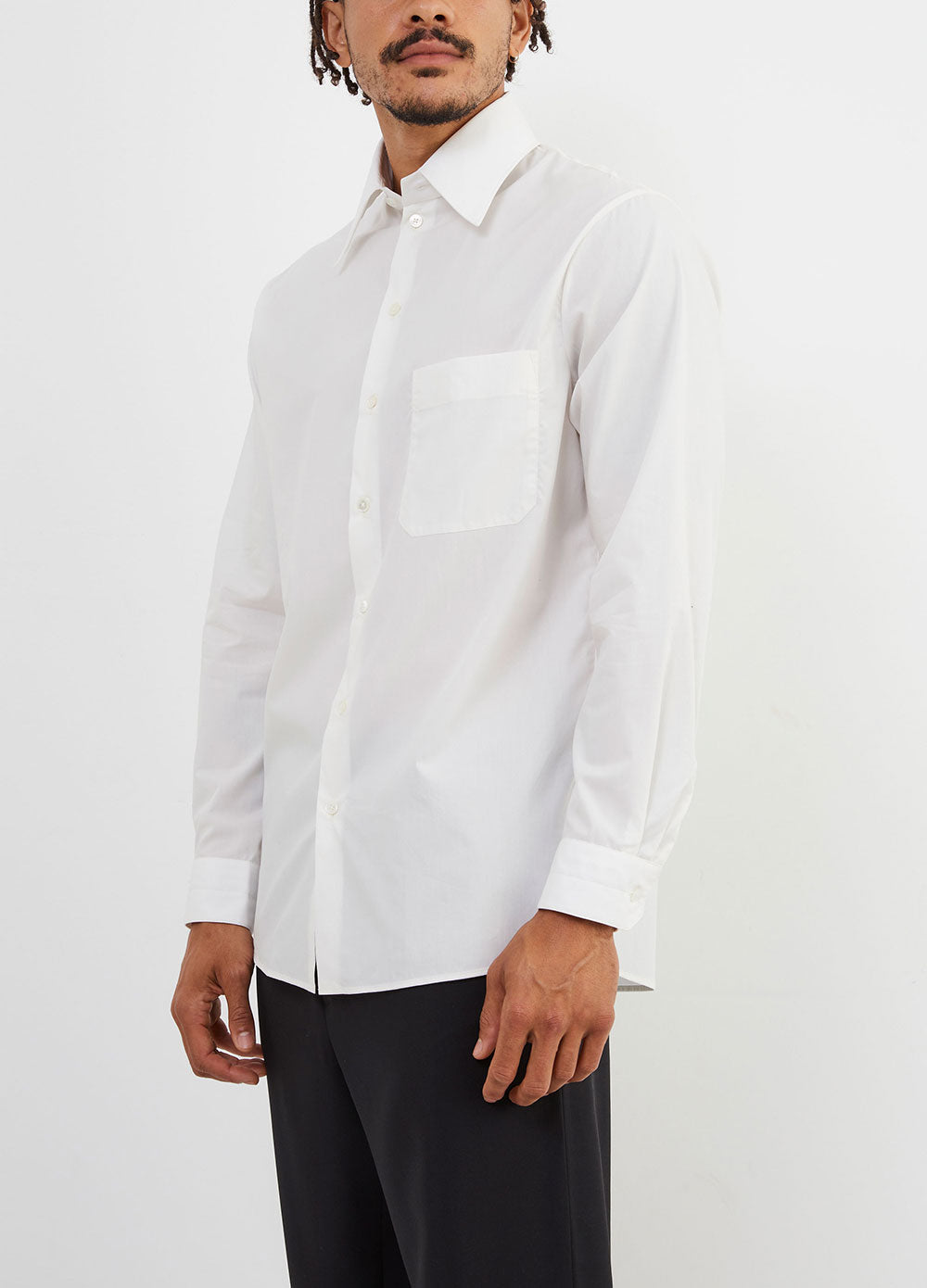 Straight Collar Shirt