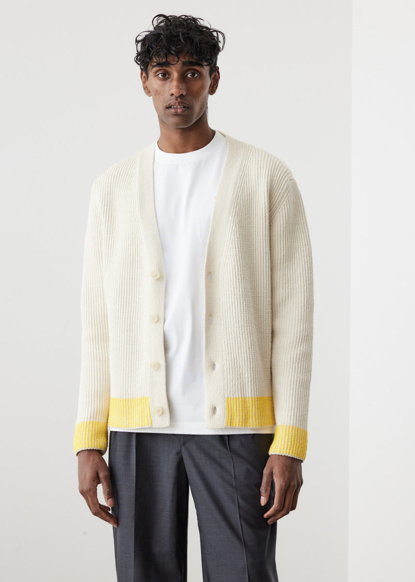 誠実】 ジャックムス カーディガン 22SS Le Cardigan Limone