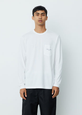 Comme des garcons cheap homme logo pocket tee