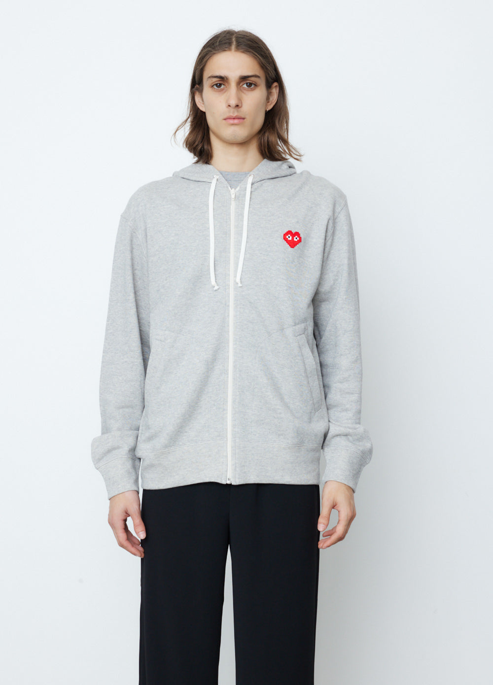 T326 Pixel Heart Hoodie