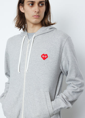 T326 Pixel Heart Hoodie