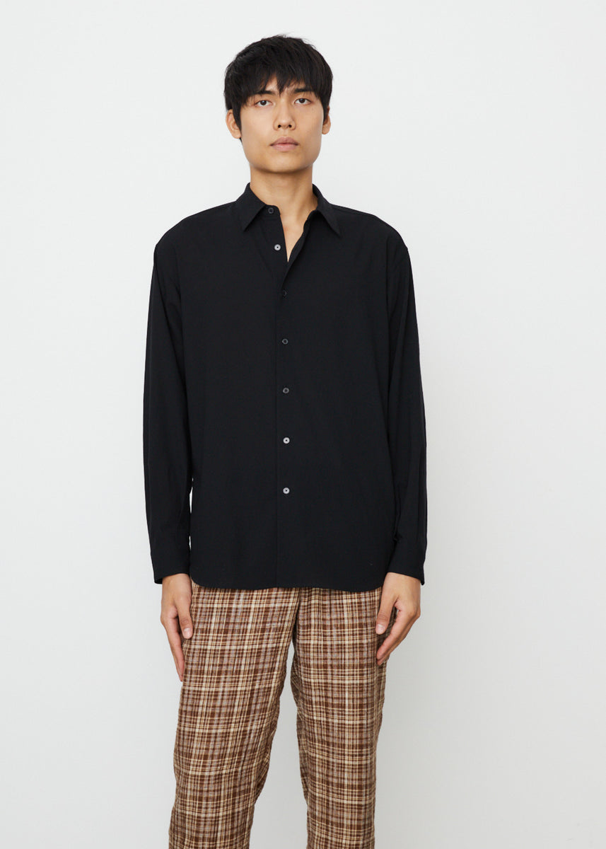 Hard Twist Wool Viyella Shirt