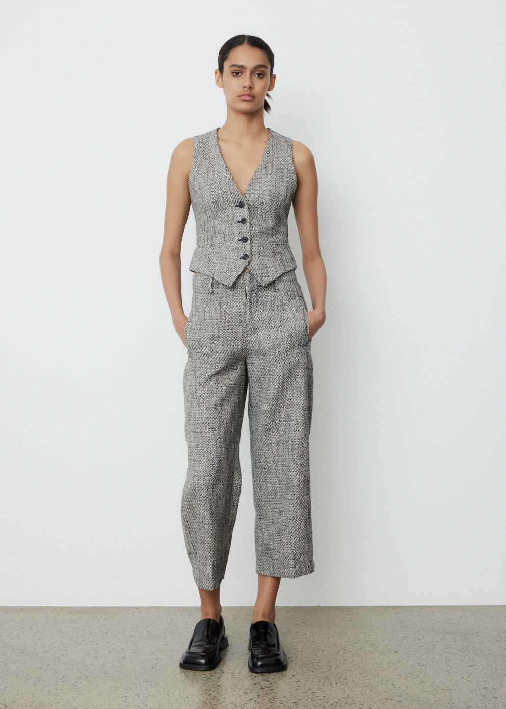 Priya Tweed Vest