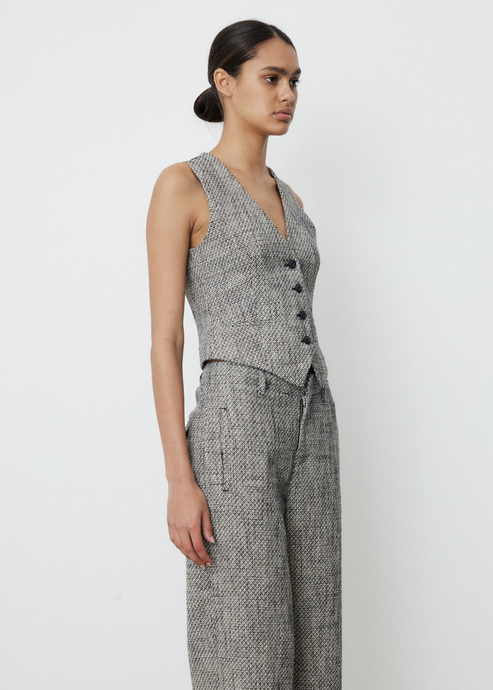 Priya Tweed Vest