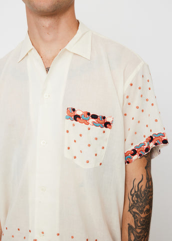 Whirling Dot Short Sleeve Shirt