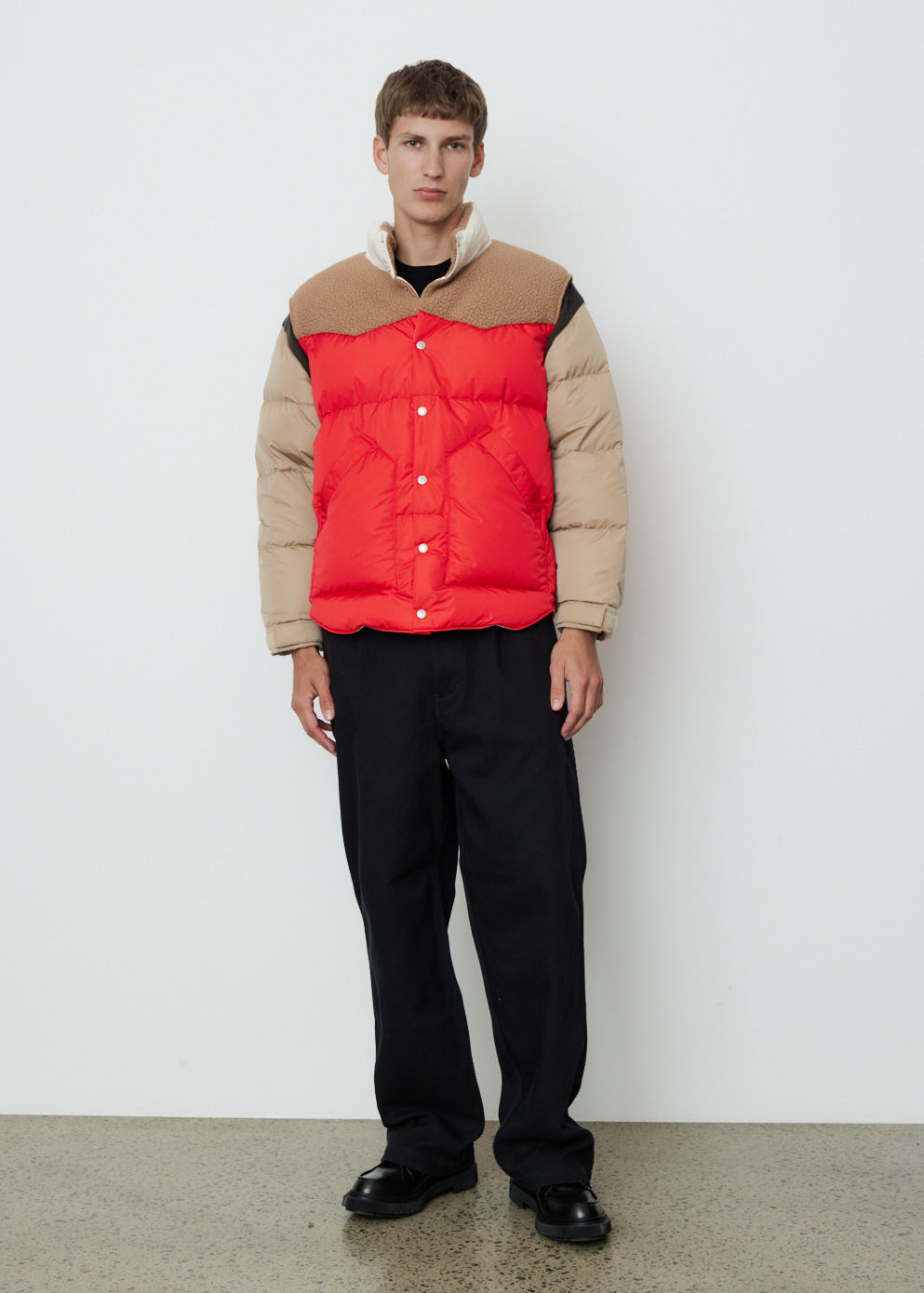 Panelled Puffer Jacket