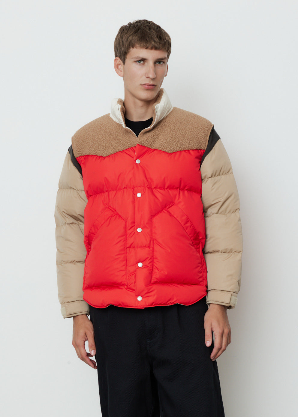 Panelled Puffer Jacket