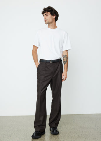 Wool Fulling Flannel Slacks