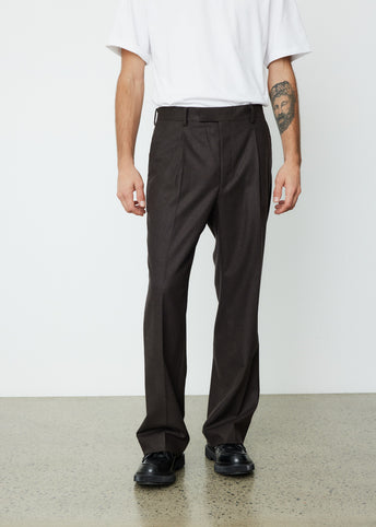 Wool Fulling Flannel Slacks