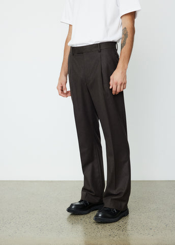 Wool Fulling Flannel Slacks