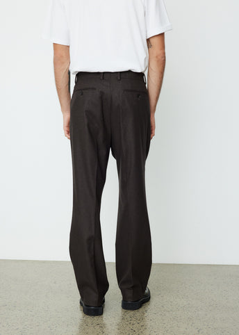 Wool Fulling Flannel Slacks