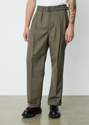 Loose Pleated Pants