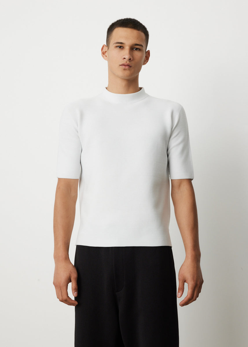 Garter Mock Neck T-Shirt - CFCL