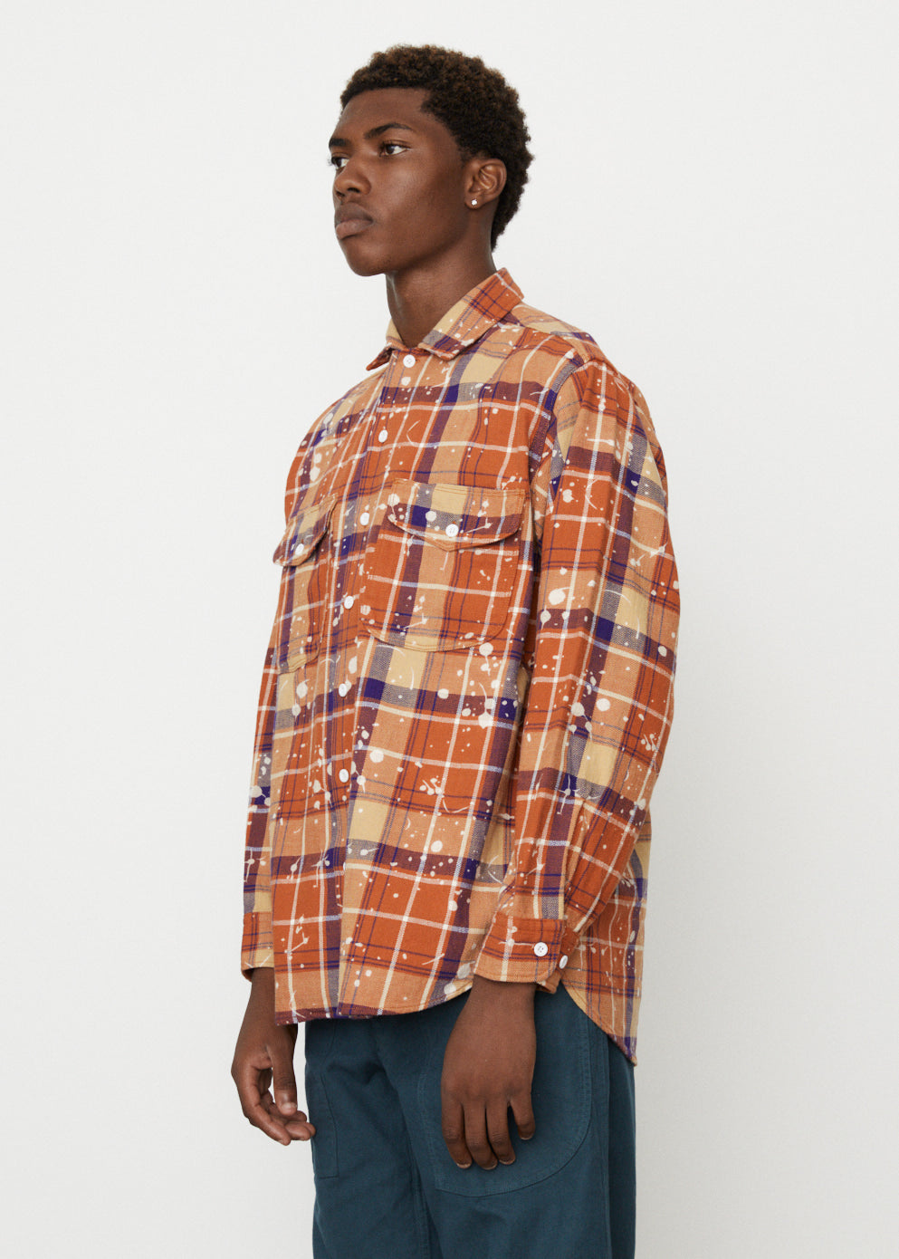 Work Discharge Print Shirt