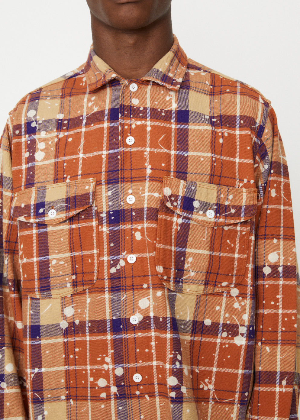 Work Discharge Print Shirt