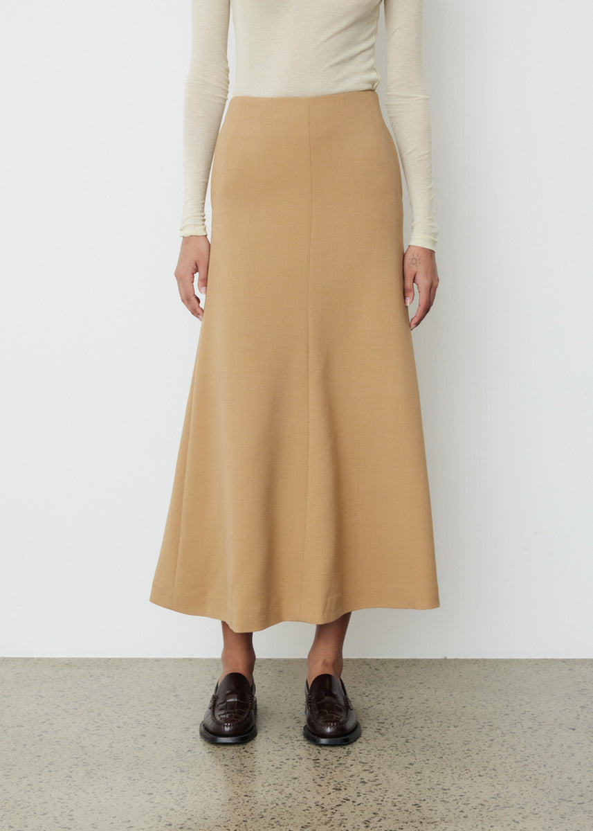 オーラリー TENSE WOOL DOUBLE CLOTH ONE-PIECE - ロングワンピース