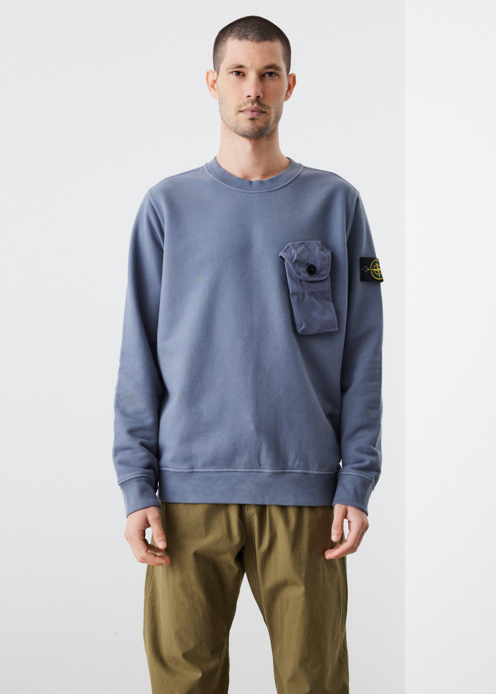 Stone island pocket outlet sweatshirt