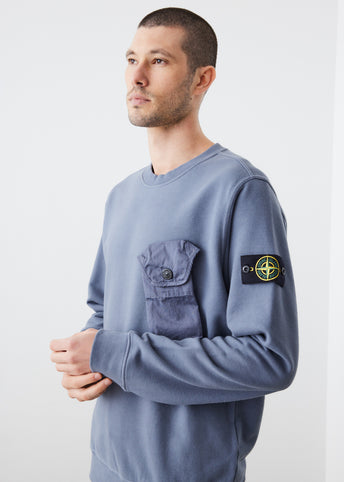 Stone island hot sale pocket crewneck