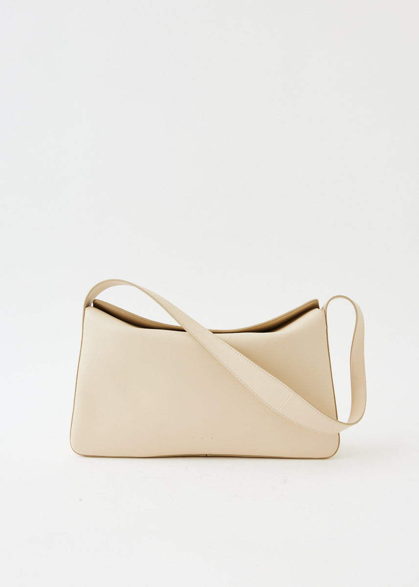 Aesther Ekme Brown Soft Baguette Bag In Marrone