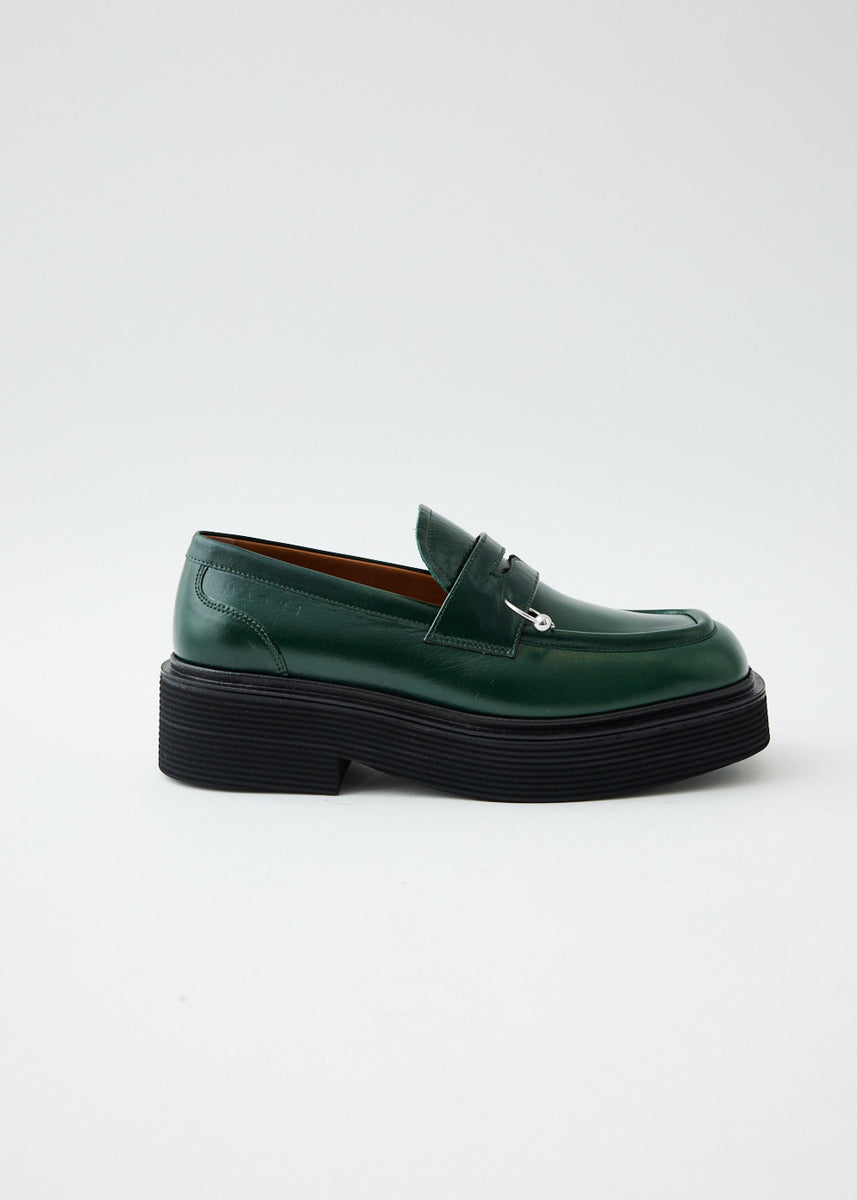 Piercing Leather Loafers