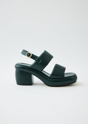 Padded Heeled Sandals