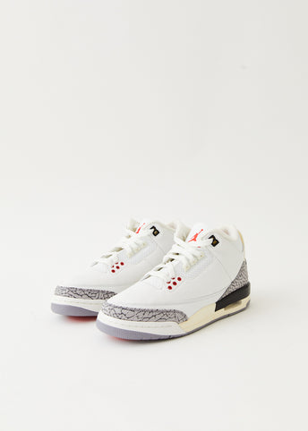 Air Jordan 3 Retro 'White Cement Re-imagined' (GS) Sneakers