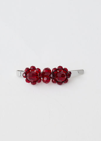 Mini Crystal Flower Hair Clip