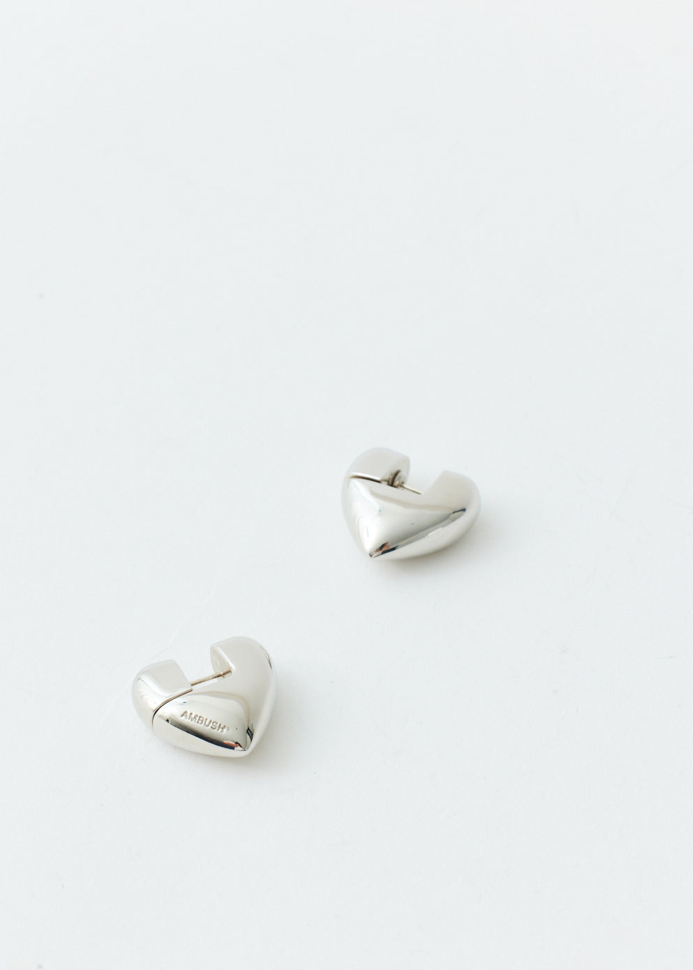 Small Solid Heart Earrings