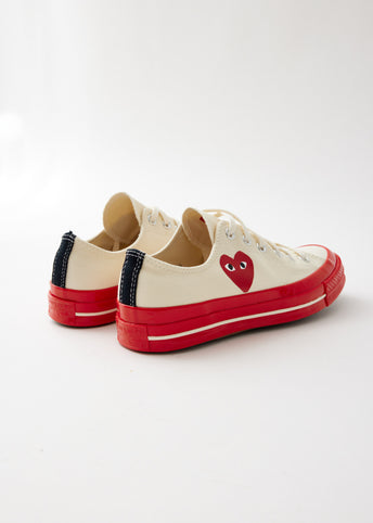 x Converse Red Sole Low Top