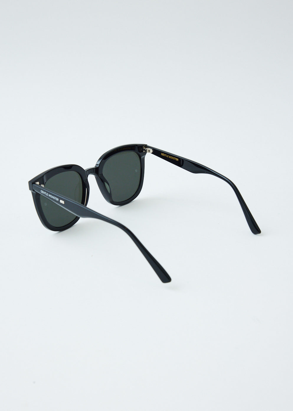 Gentle Monster Rosy 01 Round Frame Sunglasses - Black for Men