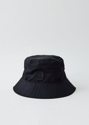 Bucket Hat With Small Leather Patch