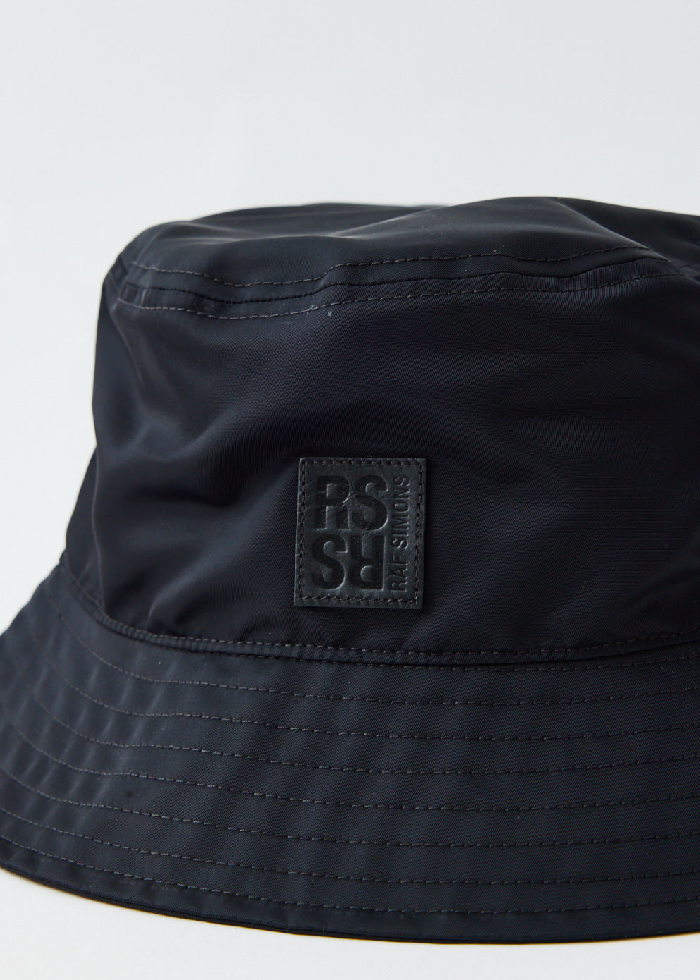 Bucket Hat With Small Leather Patch