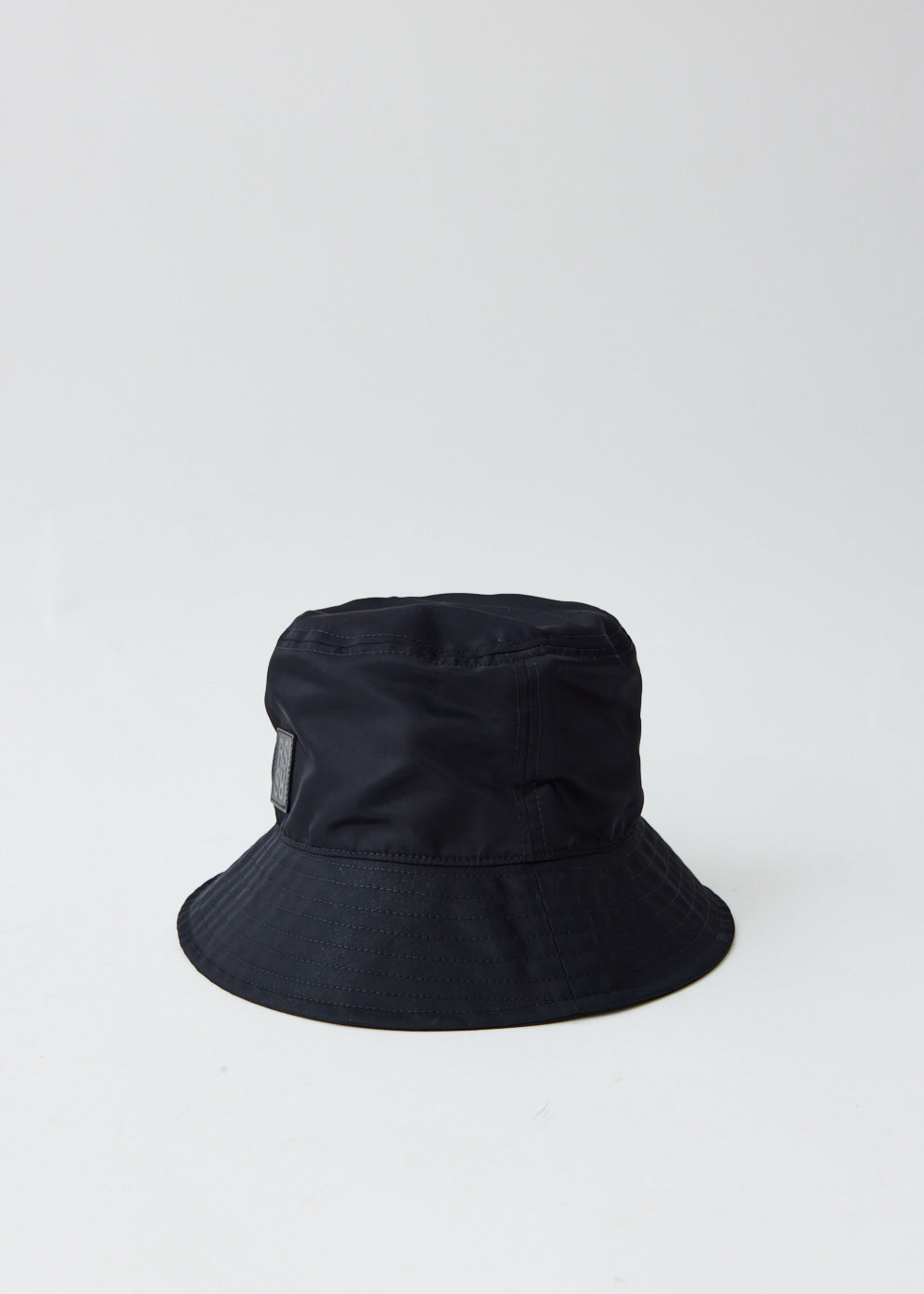 Bucket Hat With Small Leather Patch